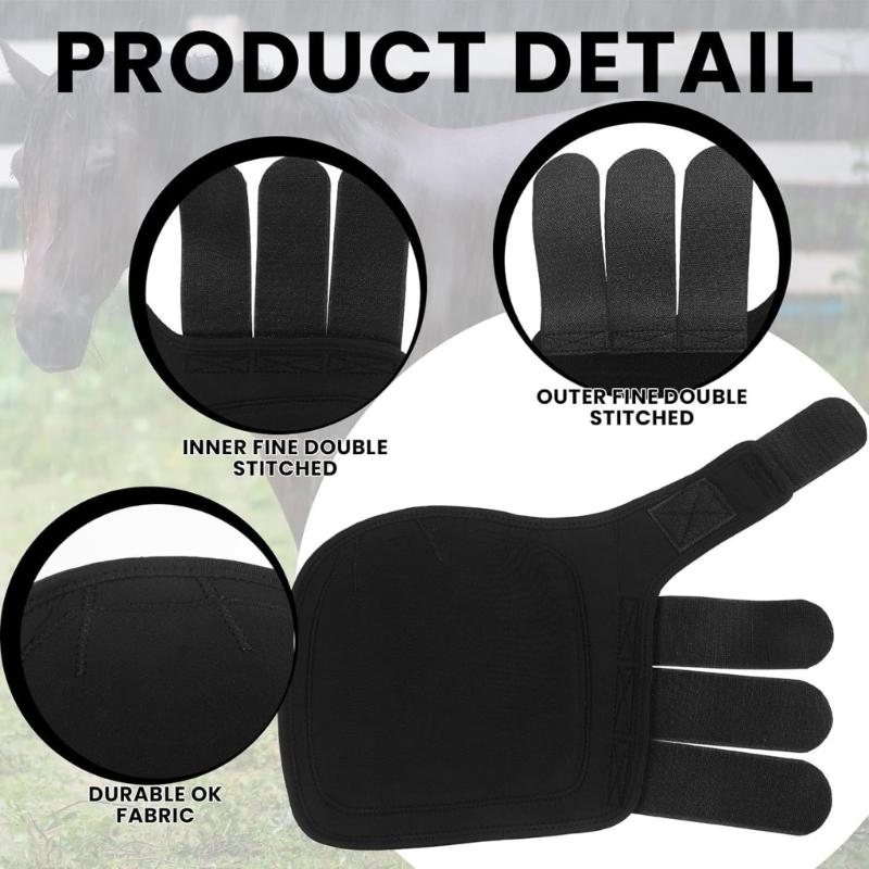 Horse Leg Support Boot Brushing Horse Boot Horse Foreleg Hindleg Wraps Horse Protective Gear and Training Equipment