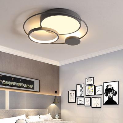 Nowoczesna lampa sufitowa LED do sypialni Study Living Room Home DecorativeCircle Żyrandol Light