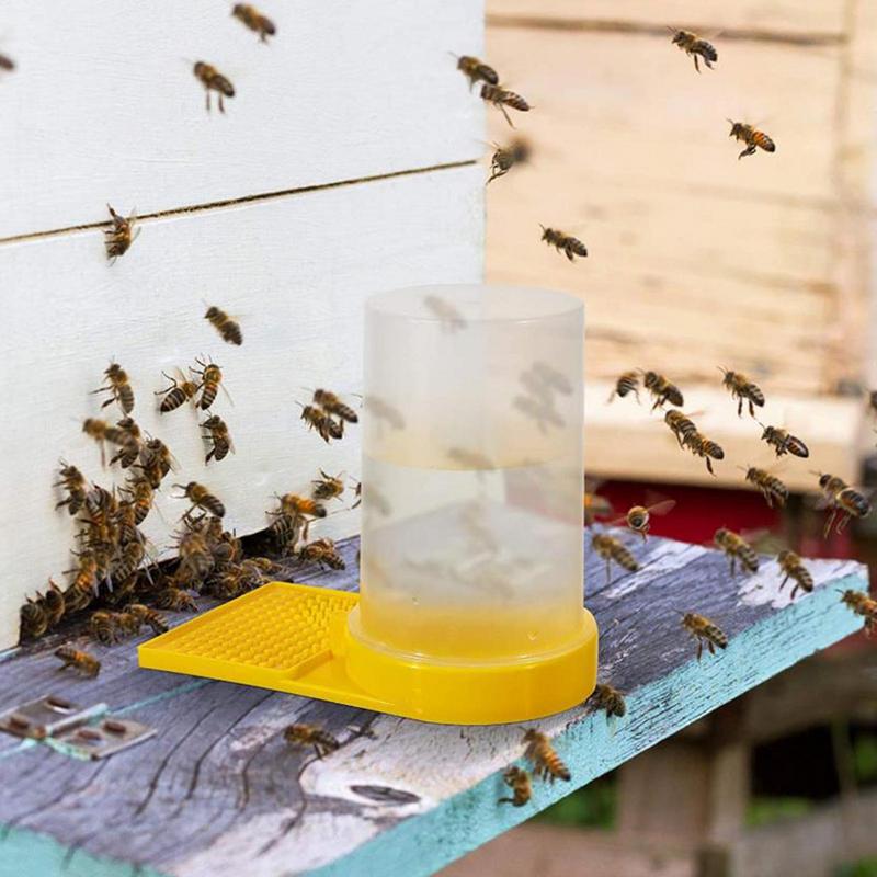 Beekeeping Bee Feeder Honey Bee Drinking Water Feeding Watering Bees Tools Supplies Feeding Plastic Bee Drinker Tool