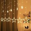 12 LED Star String Light Warm White 138 LEDs, 3 Mtr Decorative Lights for Decoration Christmas, Wedding, Party, Home & Patio Decorative Lighting