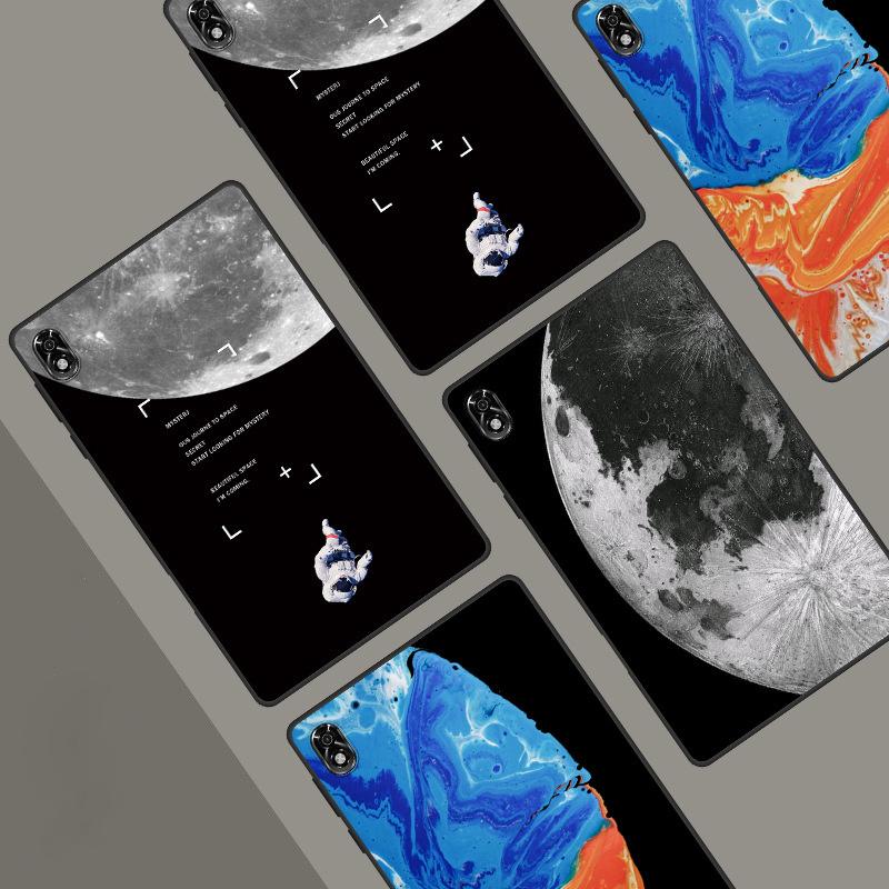 כיסויי טאבלט ל-Lenovo Legion Y700 2023 קריקטורה אסטרונאוט סיליקון רך מט כיסוי לטאבלט עבור Lenovo Legion Y700 2022 כיסוי מגן מפני זעזועים מסיבי פחמן