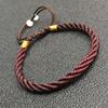 Adjustable Red Zodiac Wristband: Fine Cotton Yingluo Thread Bracelet for Men, Women, Couples
