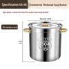 Xiyao 304 Stainless Steel Commercial Soup Pot with Lid