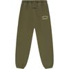 Pantalon de survêtement molletonné Essentials Militaire Homme Bas Vert 130BT242025F