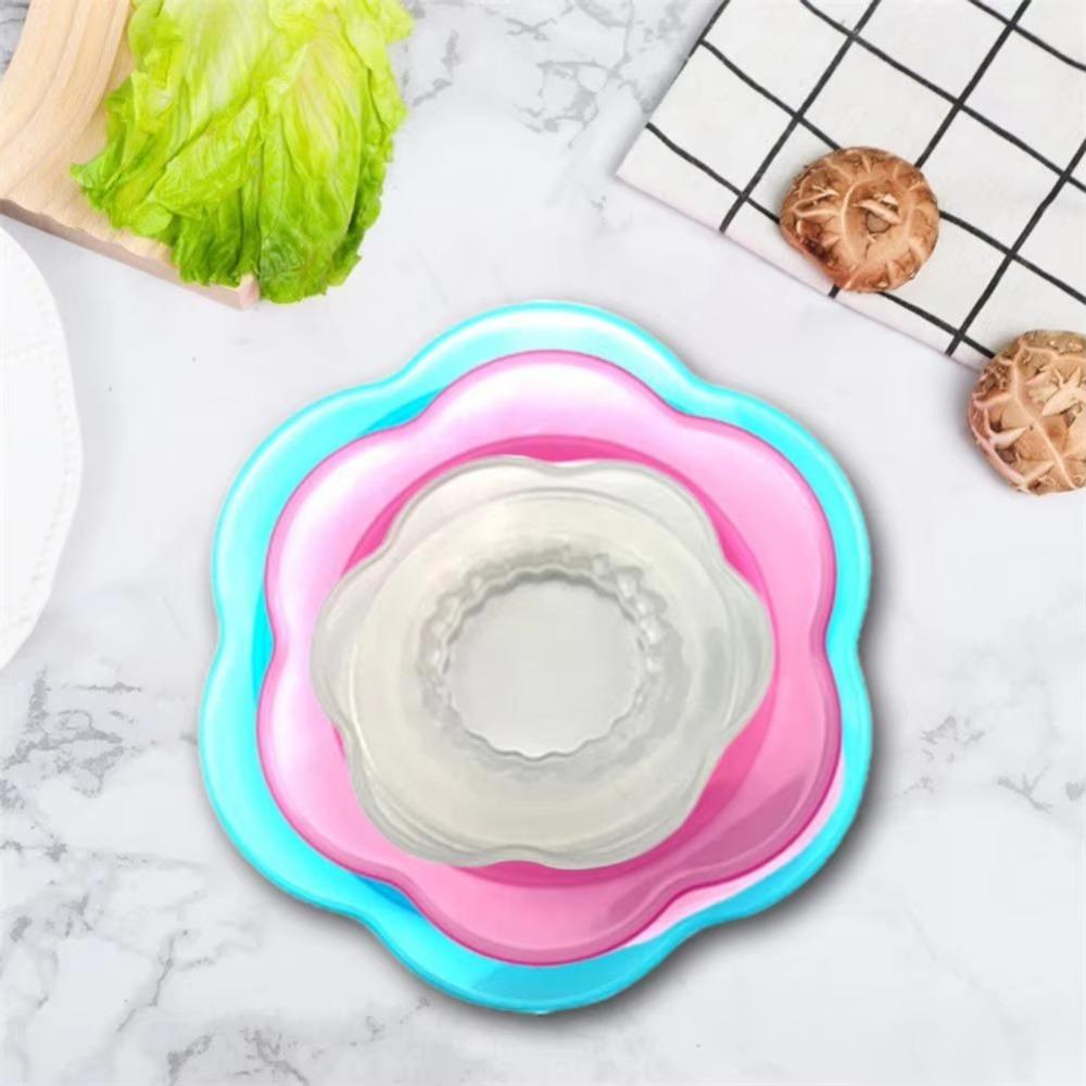 1/3Pcs Food Grade Microwave Food Cover Silicone Refrigerator Accessories Silicone Stretch Lids Reusable Durable