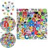100 Stück Alphabet Lore Poppy Roblox Aufkleber Wasserdicht Dekor Baby Lern Geschenk