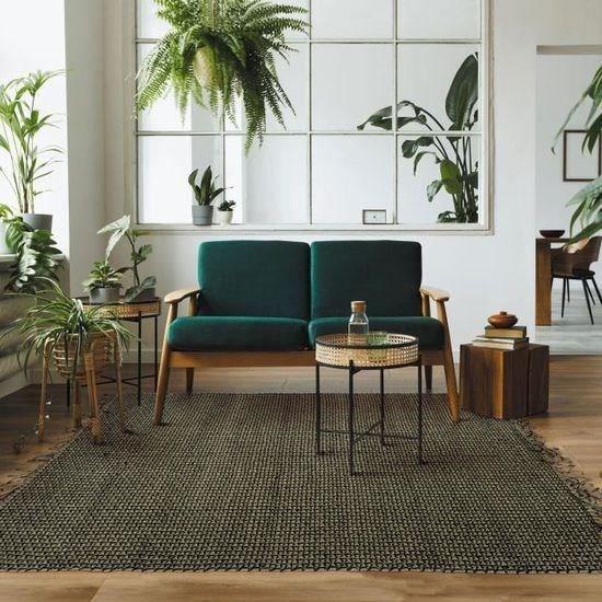 Kala Jute Rug - 160 X 230cm - Black