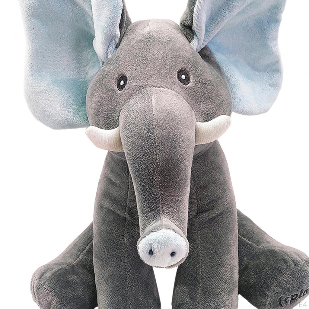 Baby Musical Toy Animated Elephant Singing Adorable Realistic Animal for Language