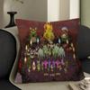 Cartoon Musikspiel My Singing Monsters Bürokissen Kissenbezug Auto Kissenbezug 45x45CM Lendenkissenbezug Sofakissenbezug