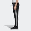 Adidas Striped Knit Joggers Women Bottoms Black S97113