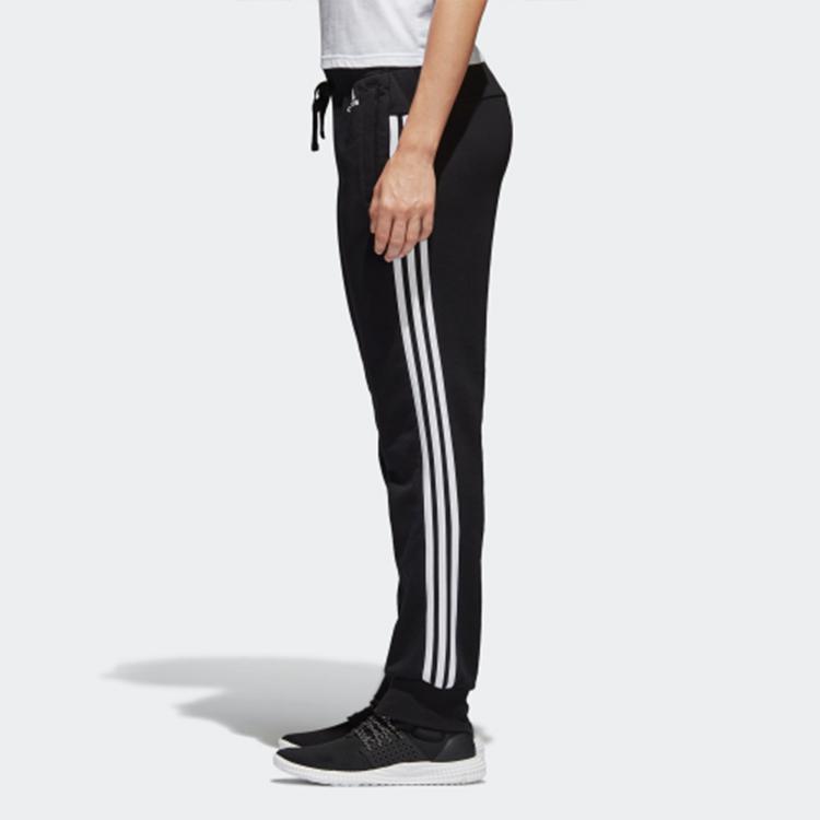 Adidas Striped Knit Joggers Women Bottoms Black S97113