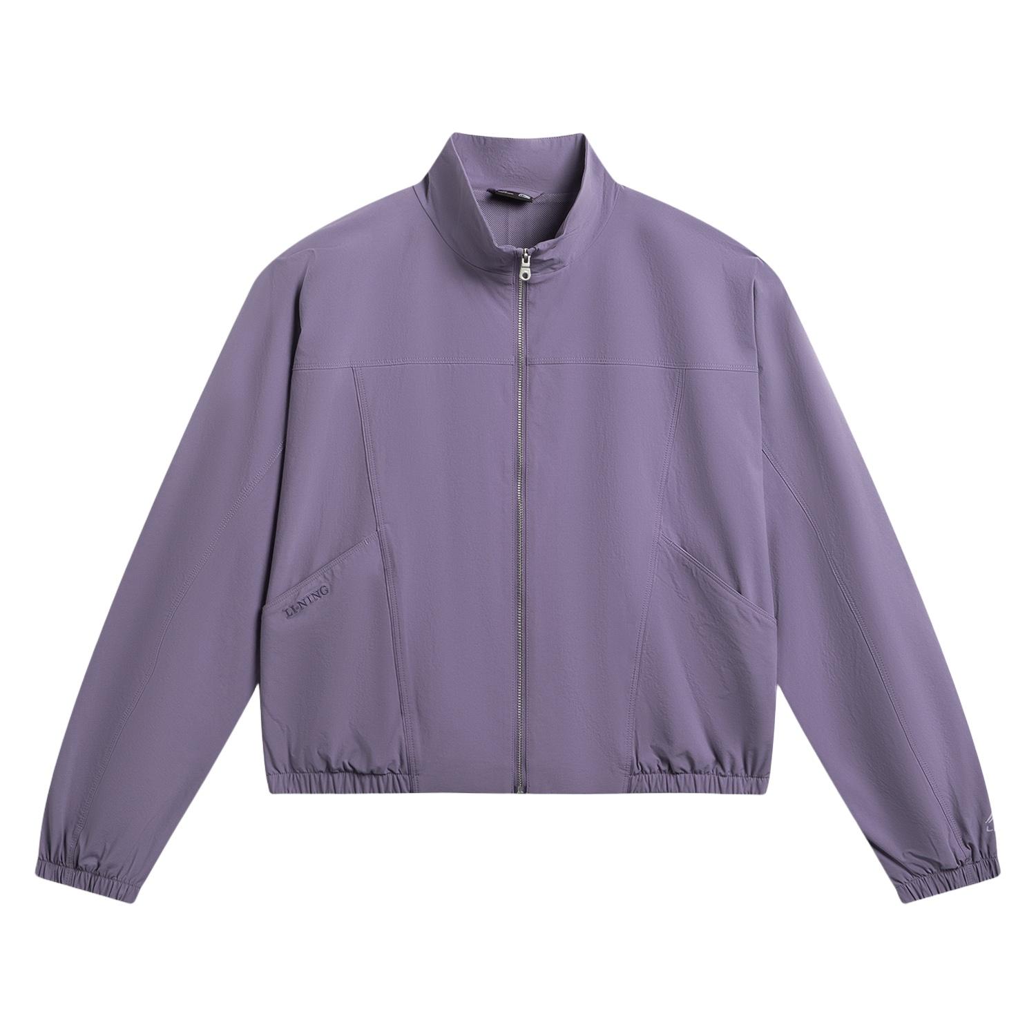 

Li Ning Fitness Series Stand Collar Logo Embroidered Windbreaker Women outerwear AFDWC32-2 2XL