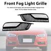 Gloss Black Front Fog Light Grill Covers 8V5807681A9B9 8V5807682A9B9 Fit A3 8V Sedan 2013-2016