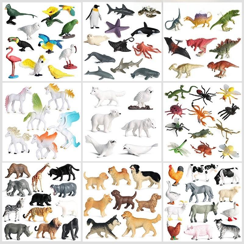 Realistic Farm And Ranch Plastic Figurine Set Detailed Farmer Models