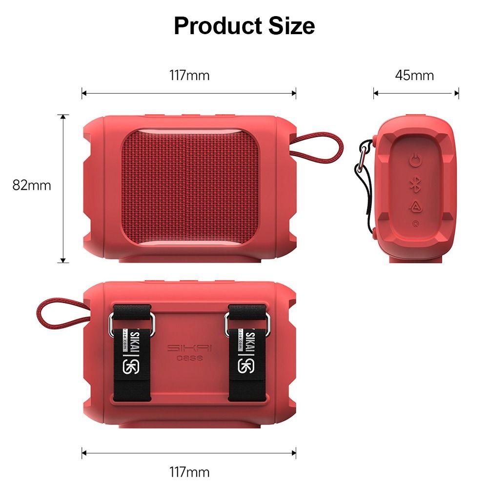 Dirt-proof Silicone Cover Case Carrying Case for JBL GO5 Bluetooth Speaker Speaker Accessories