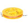 ABS Outdoor Kite Line String Winder Grip Wheel Flying Tools 20cm Wheel with 200M Line(20cm Yellow Wheel 200m Wire )