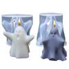 Halloween Cute Ghost Candle Silicone Molds New  DIY Resin Concrete Plaster Soap Mould Party Festive Ornaments Home Decor