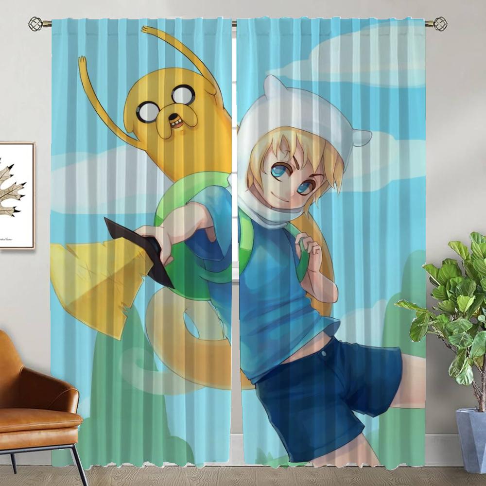 Zasłona Okienna do Pokoju 2 Panele Pora na Przygodę Nowoczesne Zasłony do Salonu 2 Sztuki Dekoracja Halloween Przepierzenie Kuchnia Dom