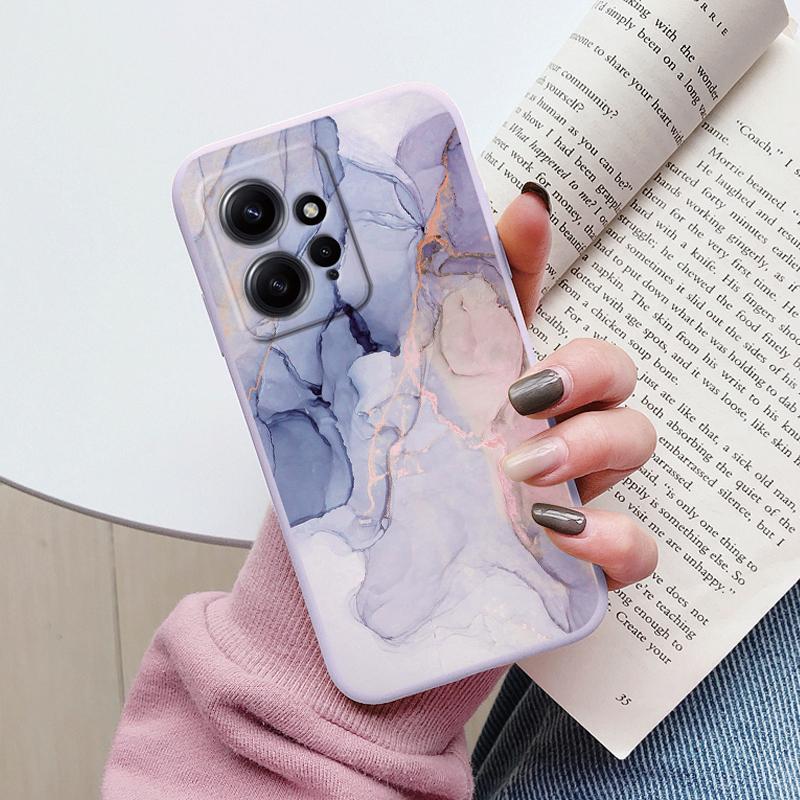 

Case For Redmi Note 12 4G Cover Watercolor Painting Marble Pattern Shell Soft Painted Coque For Xiaomi Redmi Note12 Pro 12 12C Redmi Note 12 5G