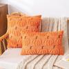 Pumpkin Embroidery Plush Pillowcase Halloween Cushion Headboard Pillow Chair Cushion Cover Halloween Party Supplies