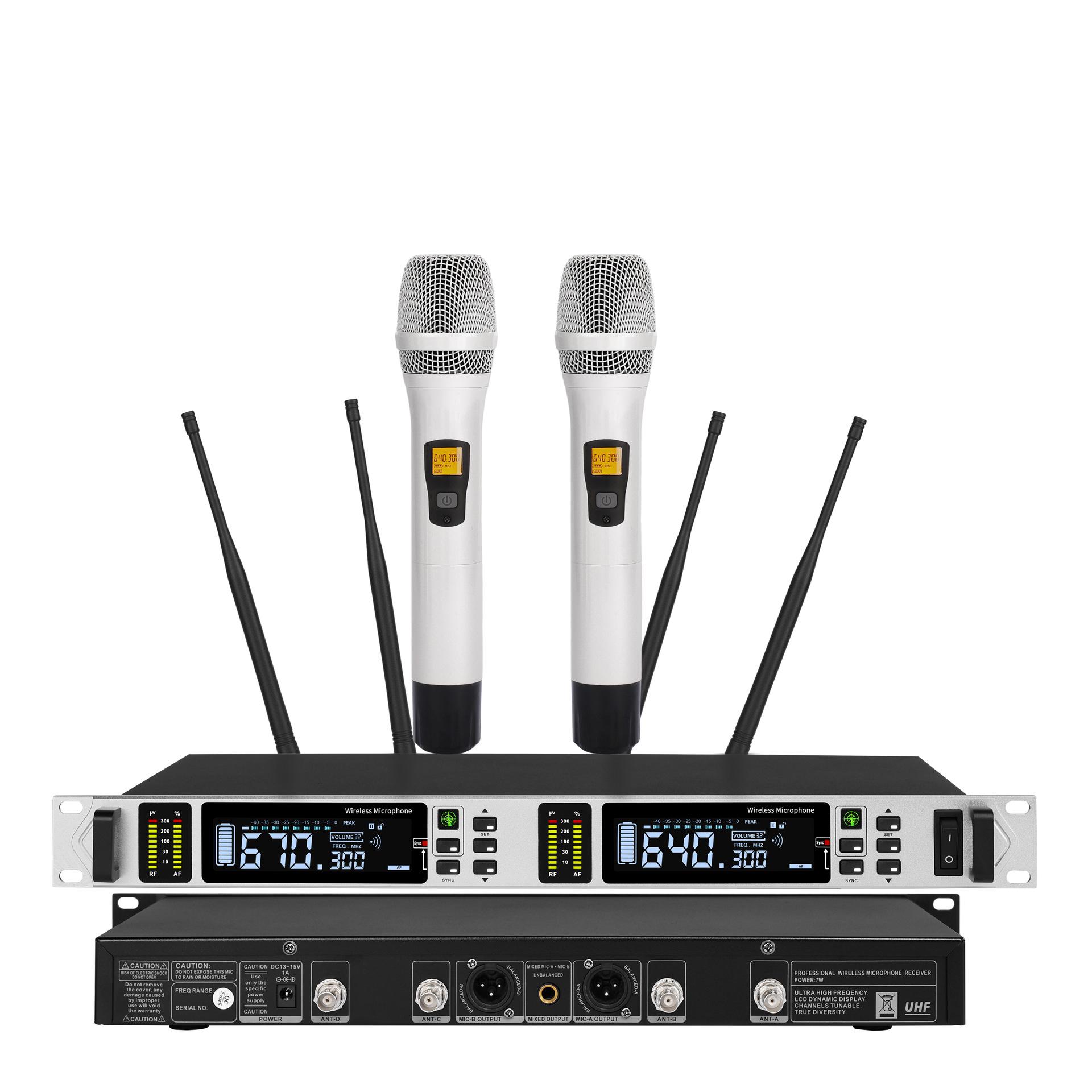 

Dual Wireless Microphone System – In Stock US Plug