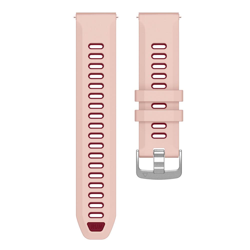 20 mm silikonklockarmband för Garmin Forerunner 170 70 570(42 mm) 645 245 165 158 55 Vivoactive 5, Mjukt Ersättningsarmband