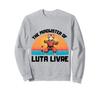Luta-Livre Cat Martial Arts Kitten Luta Libre Design Sweatshirt