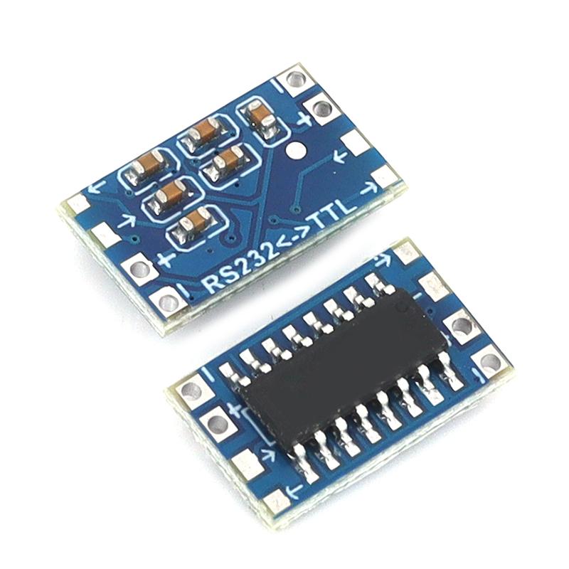 1pcs XD-26 MAX3232 RS232 To TTL Level Converter Mini Serial Module MCU Communication Debug PCB