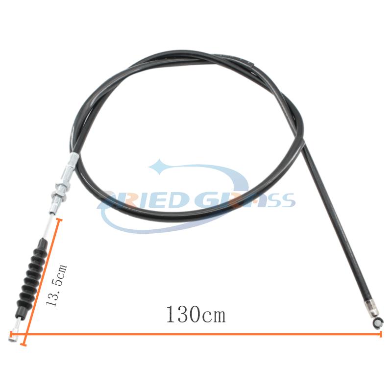 

For motorcycle clutch cable, 13.5cm stroke length, 02 type, 50cc, 70cc, 90cc, 110cc, 125cc, 150cc, 200cc, 250cc 130CM