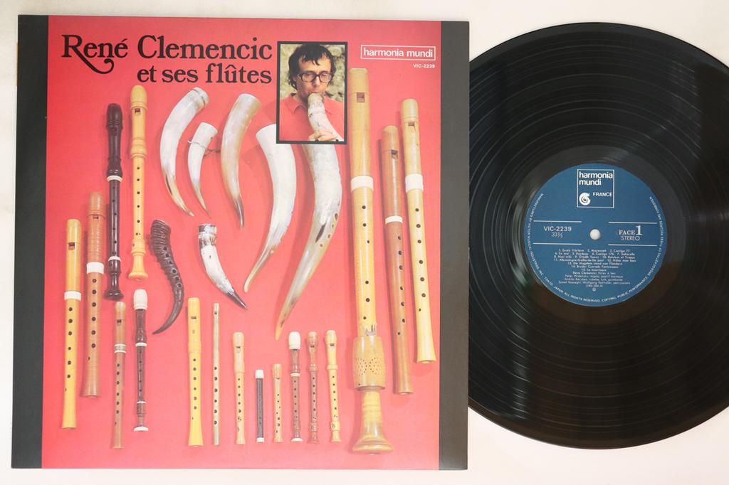 LP Record RENE CLEMENCIC - Rene Clemencic Et Ses Flutes VIC2239 VICTOR 1979 Japan Classical Used