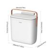 Waterproof Hanging Trash Bin Space-Saving Kitchen Compost Bin Wall-Mounted Trash Can  Bathroom
