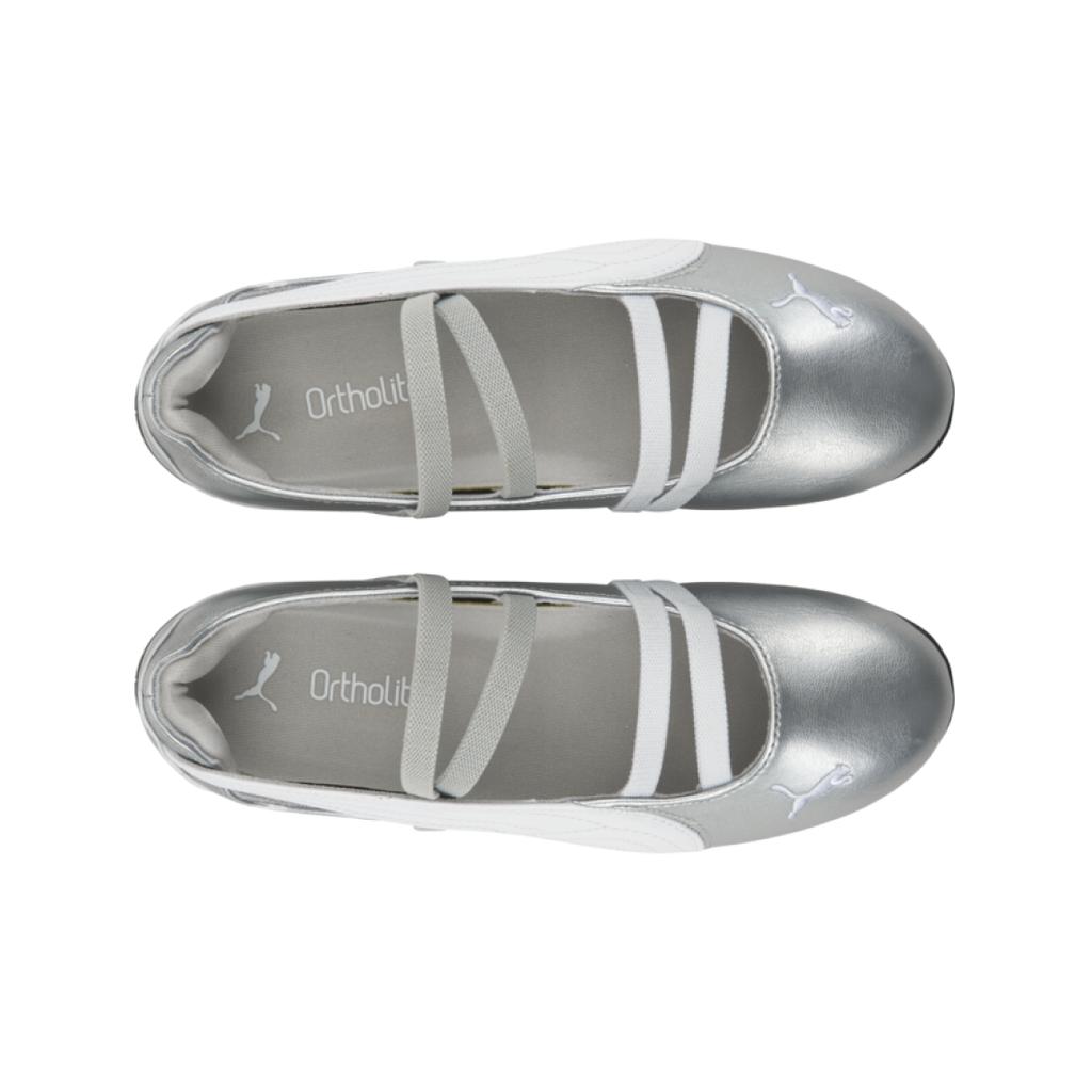 Puma Speedcat Ballet Metallic - Silber Damen Sneaker Weiß 401581-01