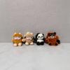 Running Design Plush Keychain Wiggly Design Stuffed Keychain Fun Plush Keyring  For Adults