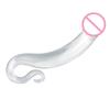 BDSM Fetish Crystal Glass Realistic Dildo Penis Anus Dilator G-spot Anal Butt Plug Adult Sex Toys for Woman Dildos Masturbator