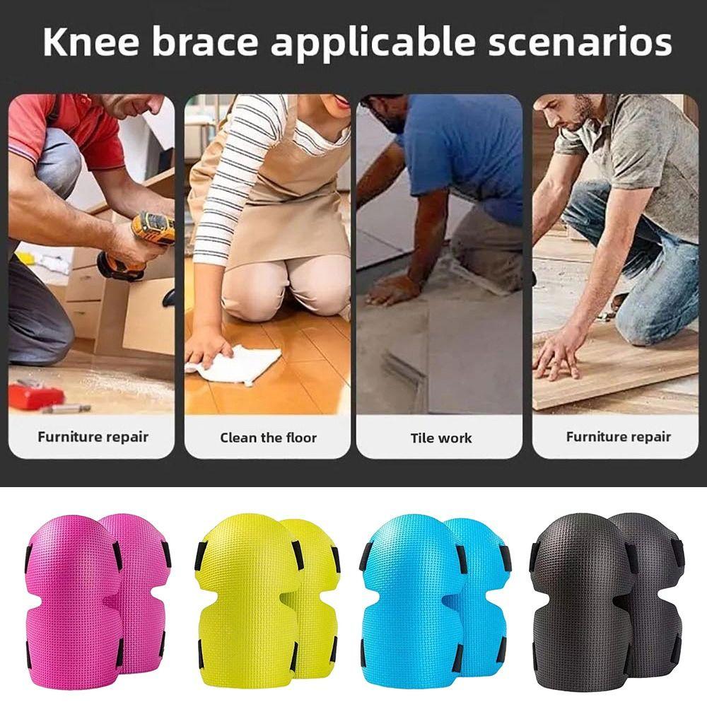 1Pair Heavy Duty Foam Knee Protectors Large Size Labor Insurance Knee Pad  Roofing Floor Work