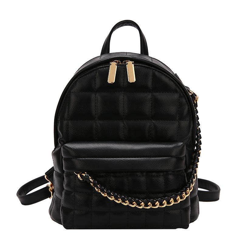 New Trendy Double-shoulder Bag - Versatile for Women, Korean-style Fashionable Schoolbag with High-end Design, Mini Backpack