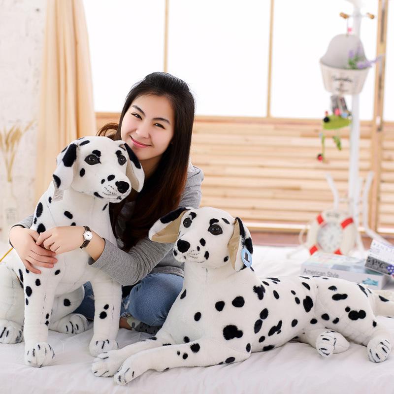 3D Spotted Dog Plush Pillow Toy - Creative Cushion Doll Birthday Gift for Girls