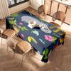 Animal-themed Tablecloth Jungle Party Decoration for Dining Room Furniture