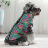 Waterproof Pet Dog Clothes For Small Dogs Cats Costume Winter Puppy Vest Coat Fashion Chinese Style Northeast Big Flower Jacket