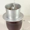 Vintage Vietnamesisk Kaffefilter Reliefmønster Kaffebrygger Kaffekande til Vietnamesisk Kaffe Rejse
