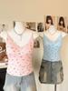 Pure Desire Bloemen Kant Camisole met Borstkussentjes - Slank en Stijlvol Bandeau Topje