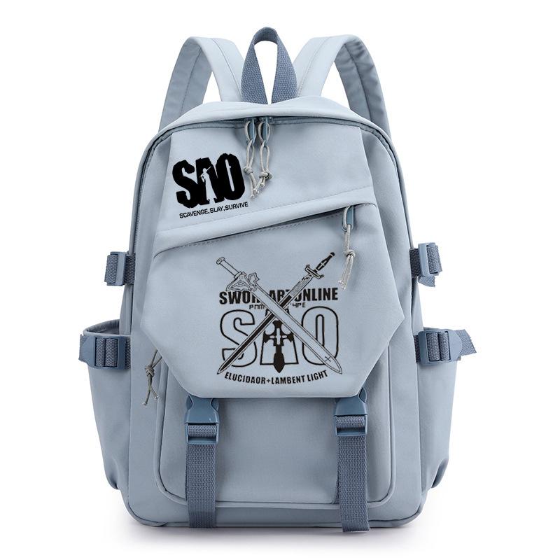 Personality Surrounding Trends Backpack Junior High School Students Primary School Students Campus Leisure Simple Large-Capacity Schoolbag