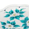 Kutani ware Iwataya No. 7 serving plate, camellia, K8-328