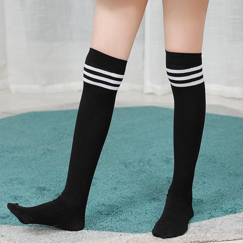 Kids' Breathable Over-the-Knee Football Socks - White Mid-Calf, Summer/Spring, Sweat-Absorbent