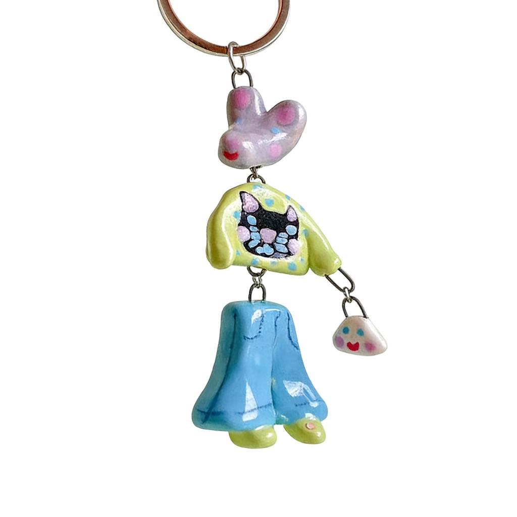 Animal Keychains , Cute Little Animal Keychains, Resin Key Accessories, Suitable For Keys, Bags, And Gifts.