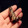 Maine Coon Miniatures Figurines Brass Animal Cat Small Statue Desktop Ornaments Vintage Home Decorations Crafts Accessories