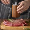 Manual Pepper Grinder Kitchen Wooden Spice Mill for Black Pepper, Salt, and Herbs