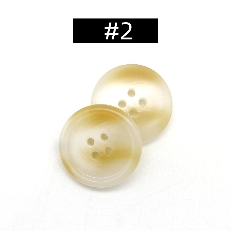 20Pcs Resin 4 Holes Buttons Sewing Accessories Size Complete For Clothing Decorative Plastic Buttons Handmade Diy