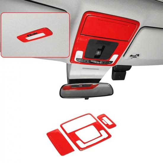 Front Reading Light Switch Cover Trim For Honda Civic 11th - Bright Red