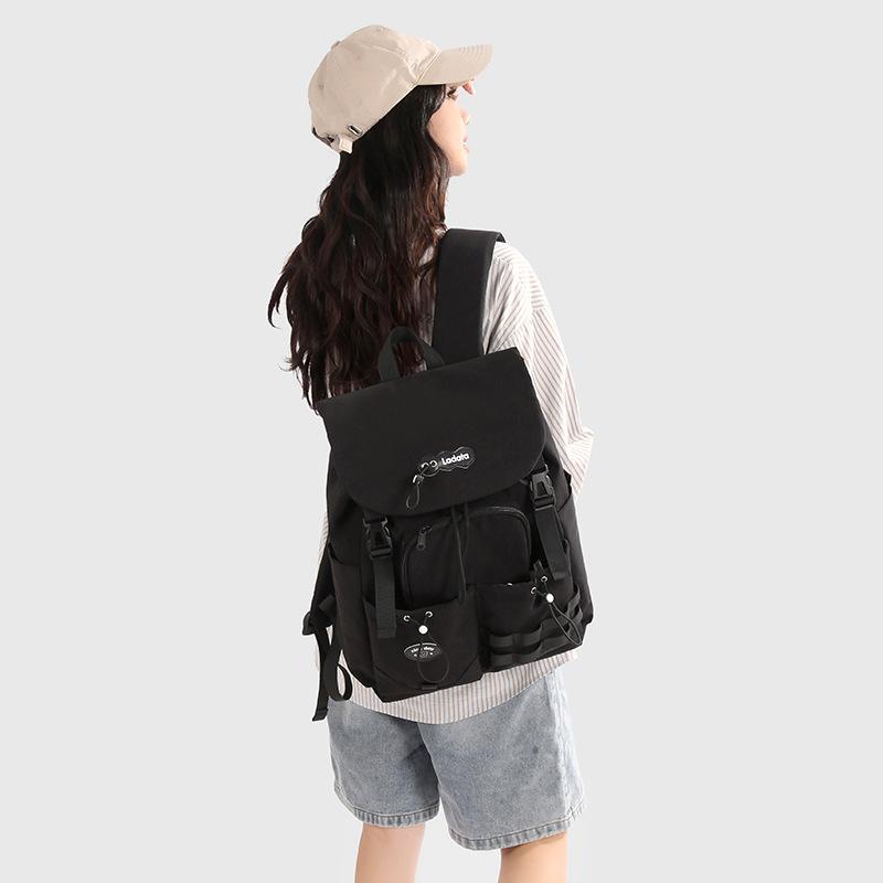 Schoolbag School Bag Junior High School Girls High School Students Large Capacity Waterproof Backpack Versatile High Value Primary School Fifth and 